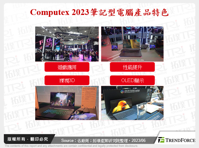 Computex 2023筆記型電腦產品特色