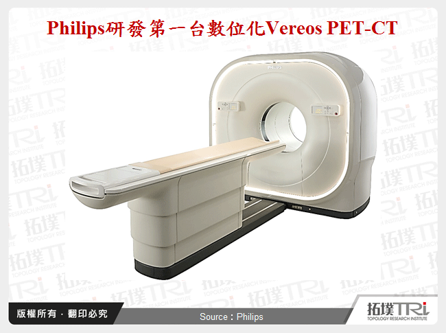 Philips研發第一台數位化Vereos PET-CT