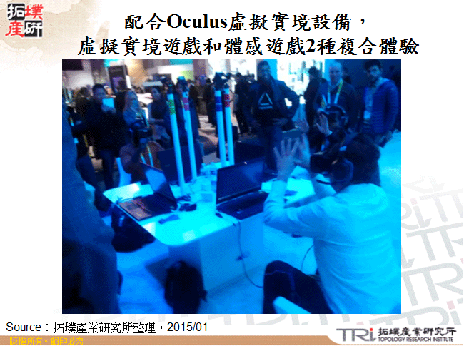 配合Oculus虛擬實境設備，虛擬實境遊戲和體感遊戲2種複合體驗