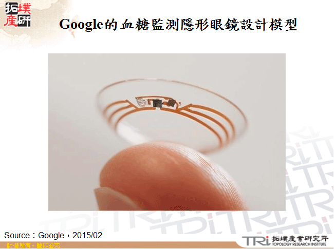 Google的血糖監測隱形眼鏡設計模型