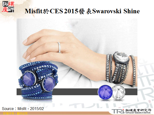 Misfit於CES 2015發表Swarovski Shine