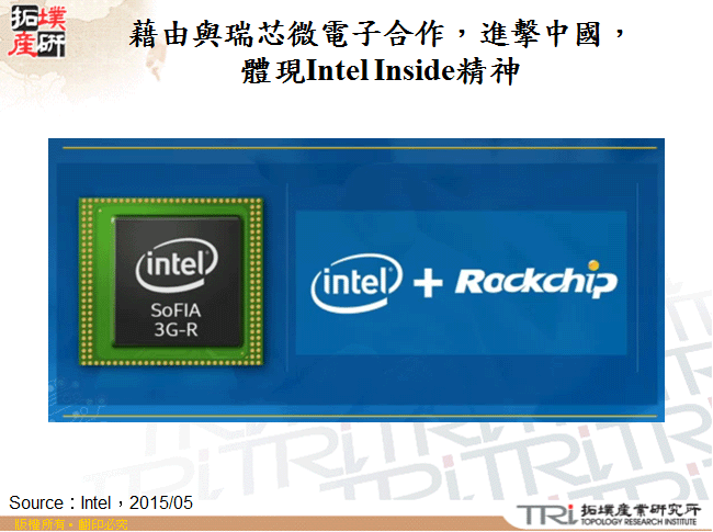 藉由與瑞芯微電子合作，進擊中國，體現Intel Inside精神
