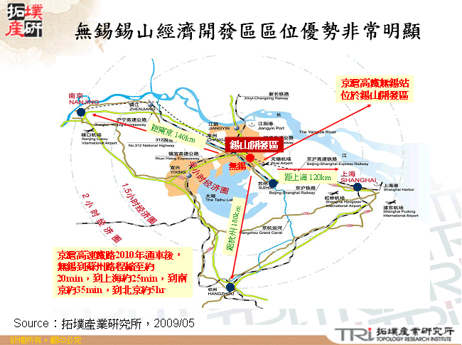 無錫錫山經濟開發區區位優勢非常明顯