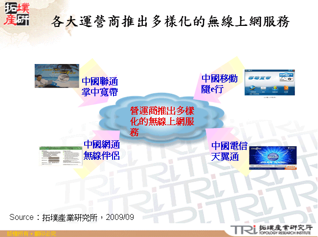 各大運營商推出多樣化的無線上網服務