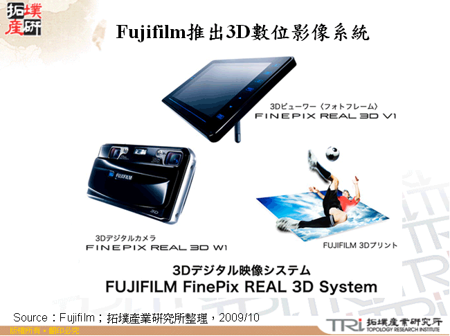 Fujifilm推出3D數位影像系統